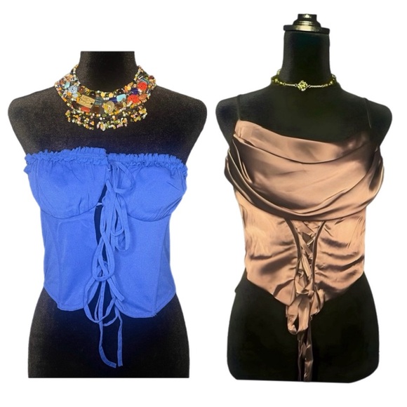 🌷BUNDLE OF 4-Urban Outfitters Women's Crop Tops - Picture 2 of 5